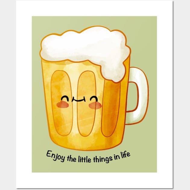 Dad's Back To Enjoy His Little Things In Life Wall Art by i am Cuta